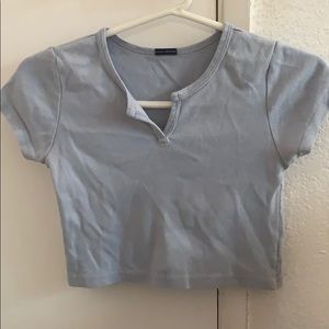 cropped ashlyn v notch top